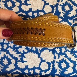 Tailor Vintage Brown Leather Belt